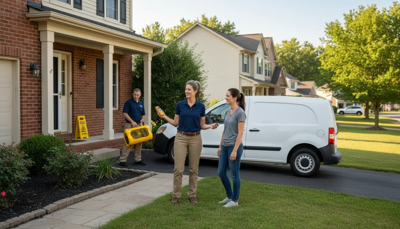 Water restoration image for Water Damage & Restoration Services in Stockbridge, VT
